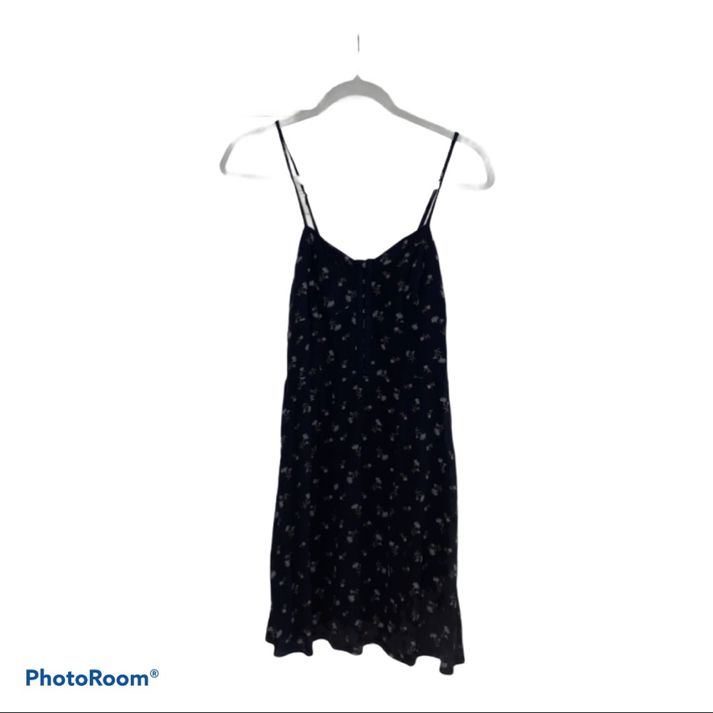 American eagle cute black flower design dress